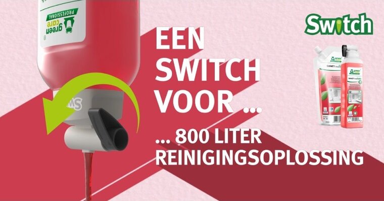 Green Care Professional SANET inoSwitch refill pouch 1L 1 L