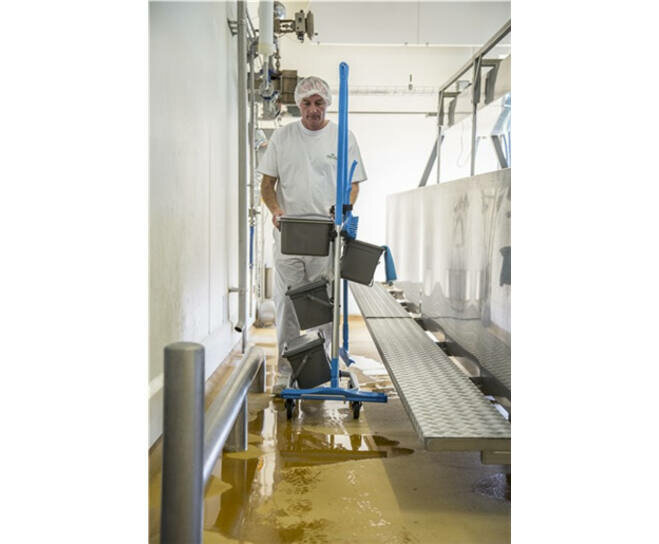 Vikan Ultra Hygi&euml;ne Vloertrekker Blauw 60cm