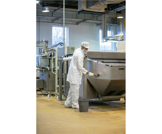 Vikan Harde Afwasborstel Met Korte Steel 270mm Grijs