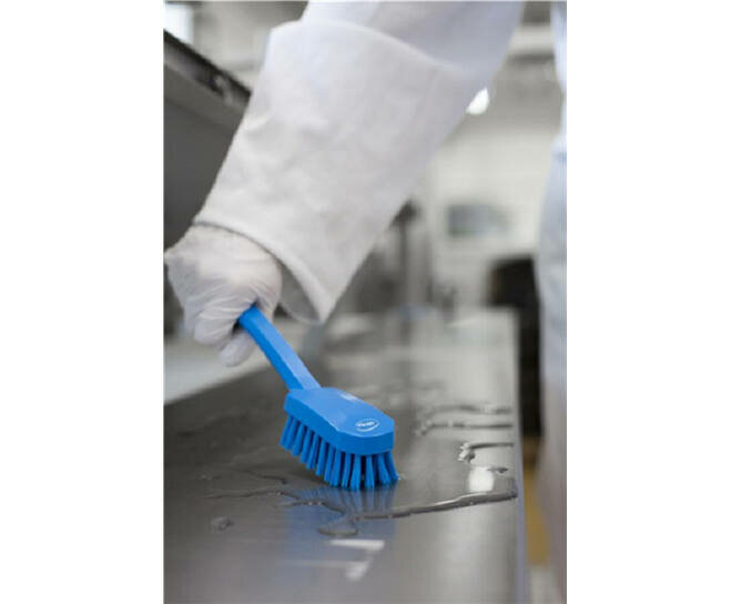 Vikan Universele Medium  Afwasborstel Blauw 260mm