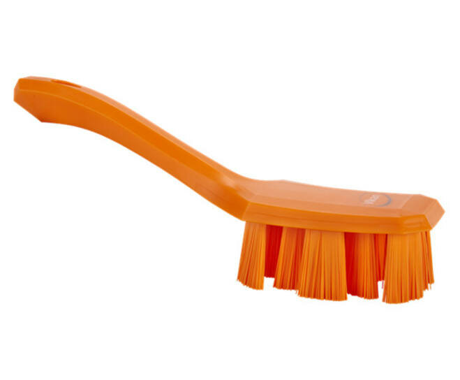 Vikan UST Afwasborstel Korte Steel Hard 260mm Oranje