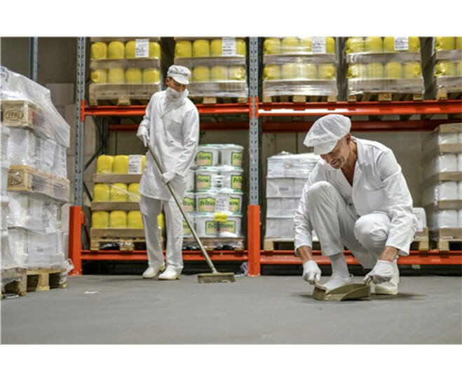 Vikan Handveger Medium Vezel 330mm Bruin