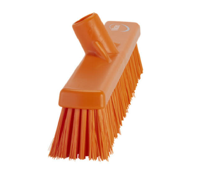 Vikan Hygiene Bezem Combi Zacht/Hard Oranje 410mm