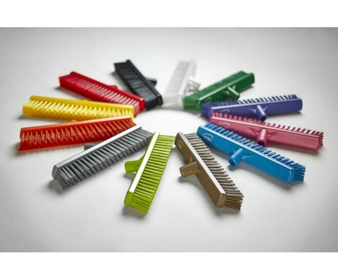 Vikan Hygiene Bezem Combi Zacht/Hard Groen 410mm