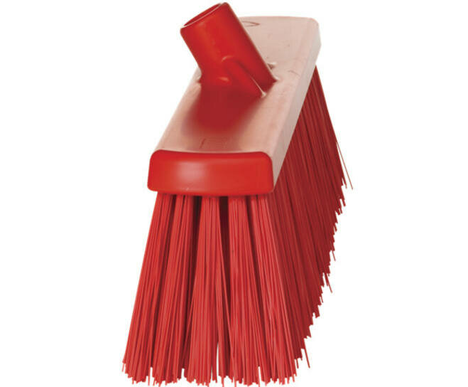 Vikan Zeer Harde Brede Bezem Rood 530mm