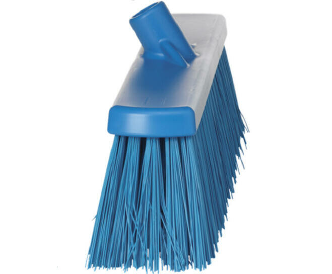 Vikan Zeer Harde Brede Bezem Blauw 530mm