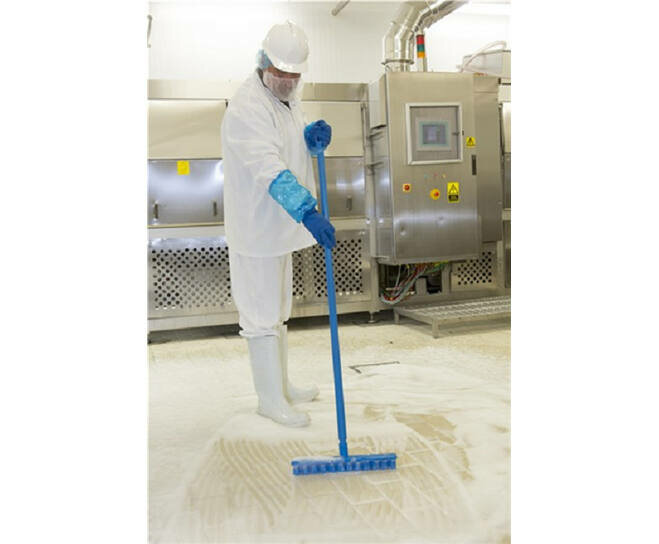 Vikan Harde Vloerschrobber UST Blauw  400mm