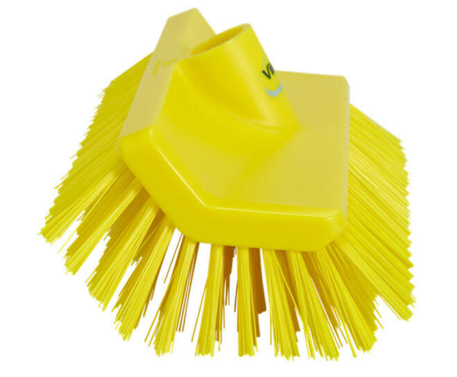 Vikan Hygi&euml;ne Hoekschrobber Medium Geel 265mm