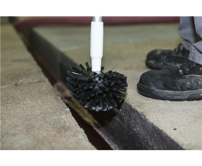 Vikan Hygi&euml;ne Harde Tankborstel Zwart 205mm