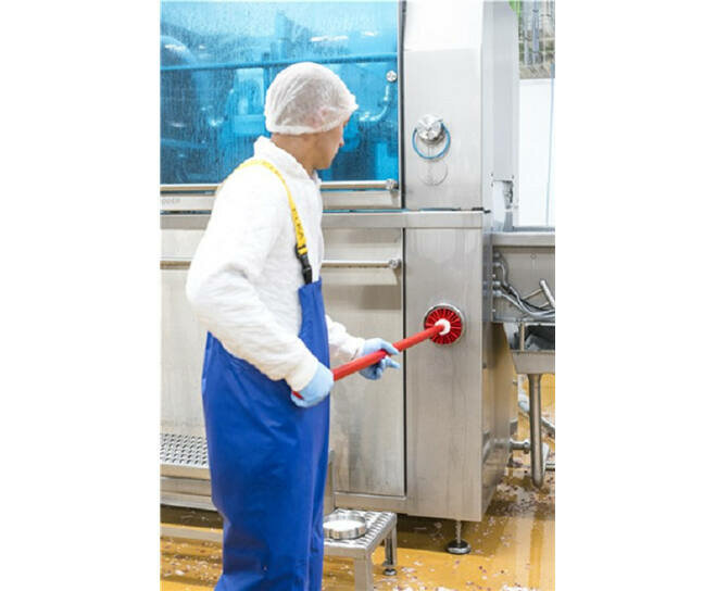 Vikan Hygi&euml;ne Medium Wormhuisborstel Rood 130mm