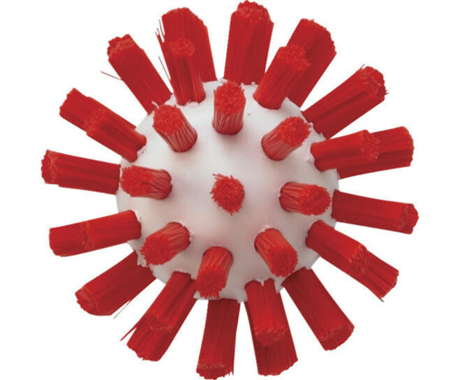 Vikan Steelmodel Pijpborstel Hard &Oslash;50, 140mm Rood