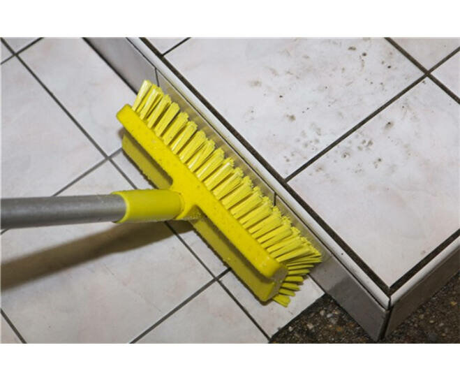 Vikan Ergo Steel Aluminium handgreep Geel 1510 mm &Oslash;31mm 