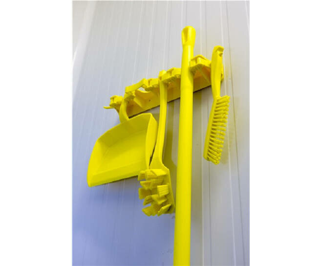 Vikan Ergo Steel Ultra Hygi&euml;nisch Geel &Oslash;34mm 1300mm