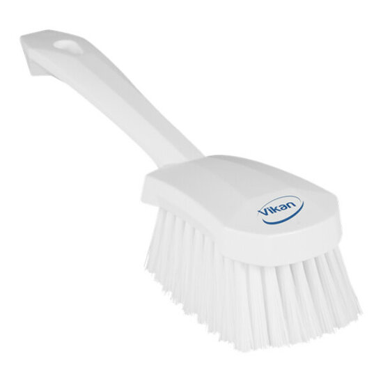 Vikan Zachte Afwasborstel Met Korte Steel 270mm Wit