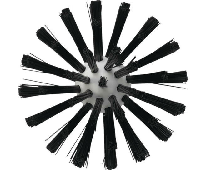 Vikan Steelmodel Pijpborstel Medium &Oslash;90, 160mm Zwart