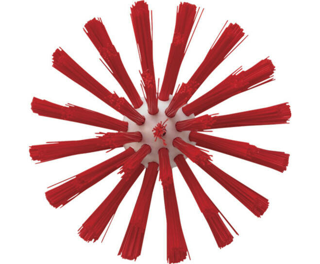 Vikan Steelmodel Pijpborstel Medium &Oslash;103, 170mm Rood