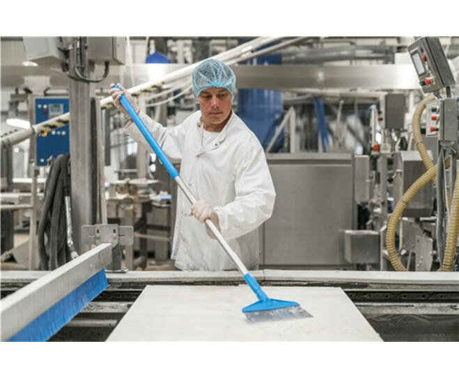 Vikan Ergo Steel Ultra Aluminium Blauw &Oslash; 31mm 1310mm