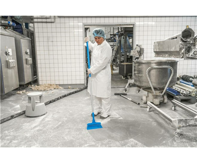 Vikan Ergo Steel Aluminium handgreep Blauw 1510 mm &Oslash;31mm 