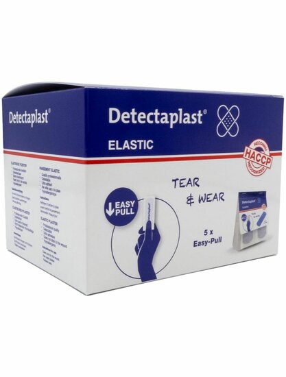 Detectaplast Tear&amp;Wear Elastic 25x72mm doos 5x36 stuks