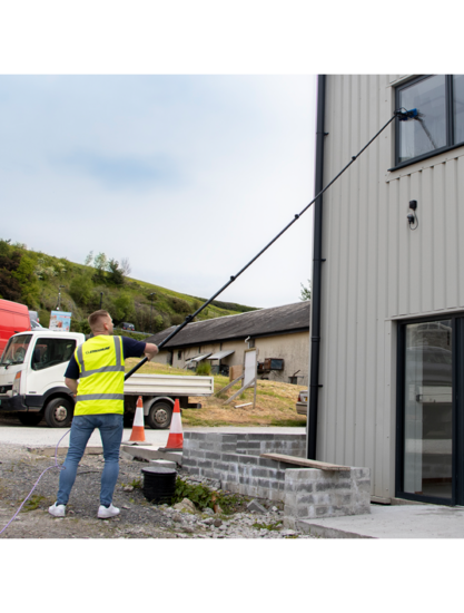 Streamline&reg; OVA8&reg; 30T Koolstofvezel Watergevoede Telescoopsteel &ndash; 13,7 m / 45 ft