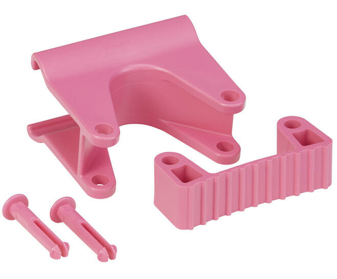 Vikan Hygi&euml;ne Klem voor Hi-Flex Wandhouder 82mm Roze