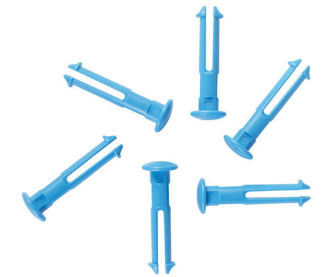 Vikan 6 x Pin Reserveonderdeel Voor De 1011 en 1013 Blauw