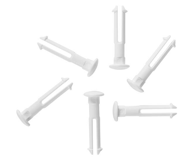 Vikan 6 x Pin Reserveonderdeel Voor De 1011 en 1013 Wit