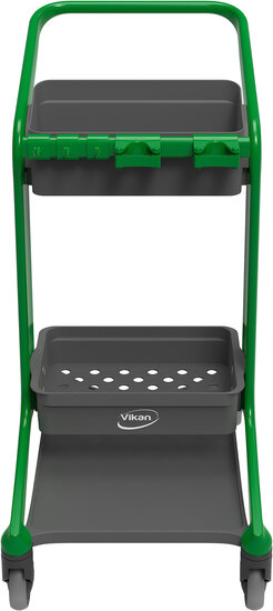 Vikan HyGo 78CM Groen &ndash; Mobiel Reinigingsstation (Werkwagen)