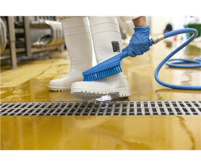 Vikan Handborstel Watertoevoer Blauw