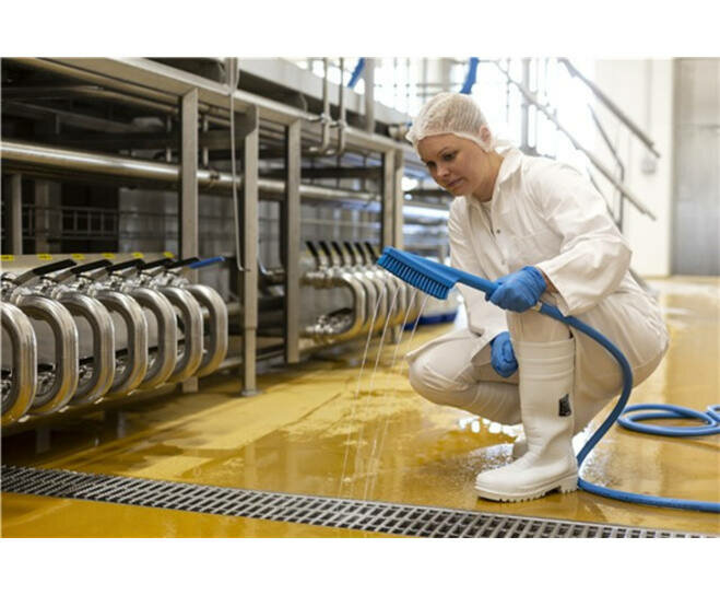 Vikan Handborstel Watertoevoer Blauw