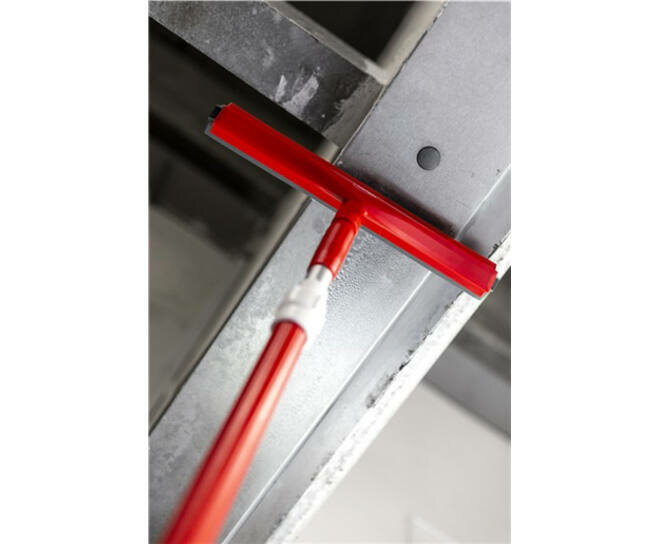 Vikan Hygi&euml;ne Aluminium Telescoopsteel Met Watertoevoer 1600-2780mm Rood