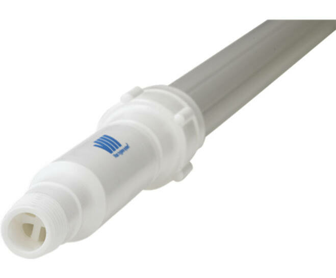 Vikan Hygi&euml;ne Aluminium Telescoopsteel Met Watertoevoer 1600-2780mm Wit