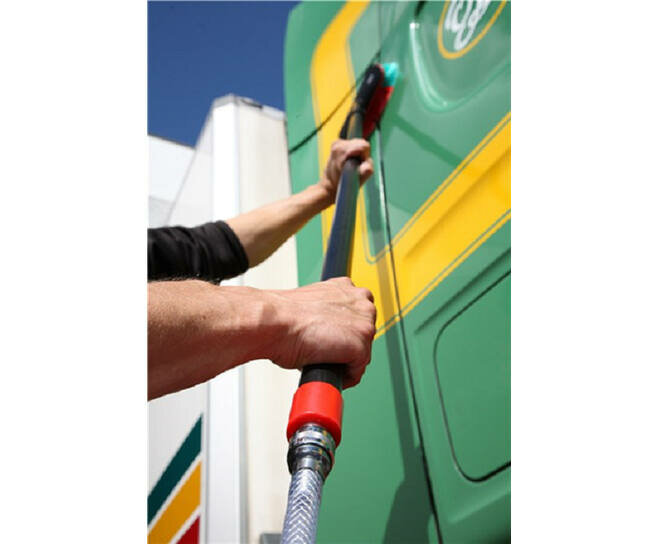 Vikan Transport Waterdoorlatende Korte Telescoopsteel Met Q-Koppeling  &Oslash;32, 106.0-160.0cm , Zwart