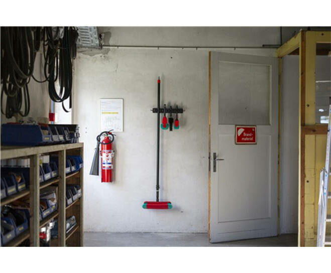 Vikan Transport Waterdoorlatende Wasborstel 370mm Rood/Groen