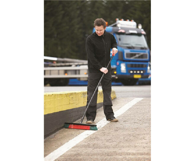 Vikan Transport Bezem Hard 65.0cm Rood/Groen