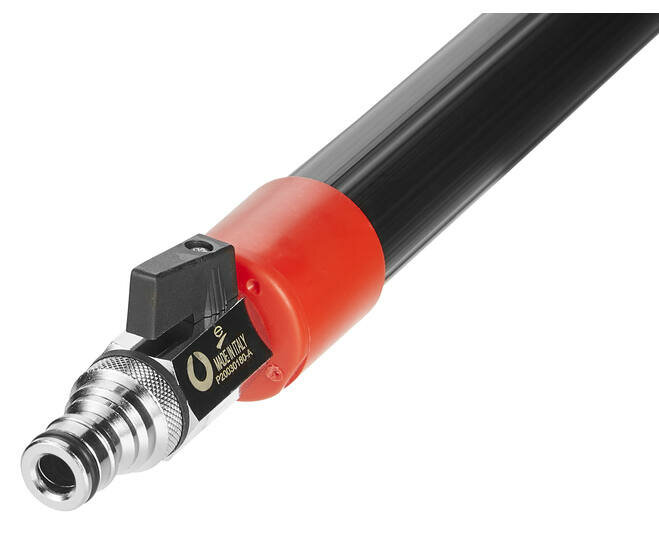 Vikan Transport Waterdoorlatende Telescoopsteel Met C-Koppeling  &Oslash;32, 160.0-160.0cm , Zwart