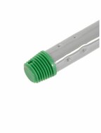 Steel metaal grijs/groen met schroefdraad 150cm