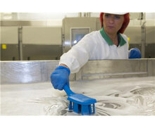 Vikan UST Afwasborstel Korte Steel Hard 260mm Blauw