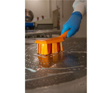 Vikan UST Afwasborstel Korte Steel Hard 260mm Oranje