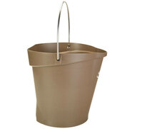 Vikan 12L Emmer Met Schenktuit En Maatverdeling Bruin