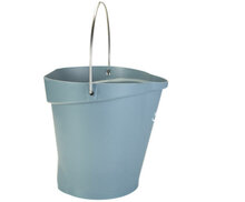 Vikan 12L Emmer Met Schenktuit En Maatverdeling Grijs