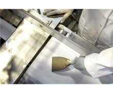 Vikan Handschraper Smal 75mm Bruin