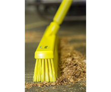 Vikan Hygiene Bezem Combi Zacht/Hard Geel 410mm