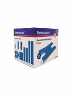 Detectaplast detect. kneuke textielpleister elastisch blauw 50 stuks