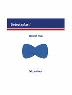 Detectaplast detect. vlinder textielpleister elastisch blauw 50 stuks