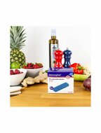 Detectaplast detect. textielpleister elastisch blauw 25x72mm 100st