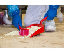 Vikan Hygi&euml;ne Stofblik Kunststof 295mm Rood