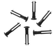 Vikan 6 x Pin Reserveonderdeel Voor De 1011 en 1013 Zwart