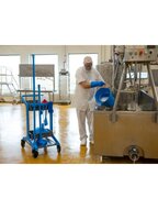 Vikan HyGo 78CM Blauw &ndash; Mobiel Reinigingsstation (Werkwagen)