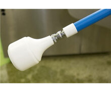 Vikan Hygi&euml;ne Aluminium Telescoopsteel Met Watertoevoer 1600-2780mm Blauw